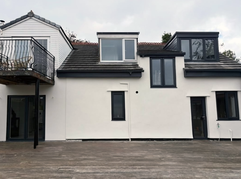 Rendering work by Goldflex Plastering